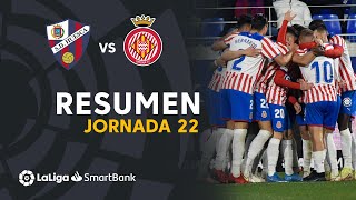 Resumen de SD Huesca vs Girona FC 01 [upl. by Able330]