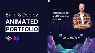 Animated Portfolio Website with React amp Framer Motion  React Project for Beginners [upl. by Akirat]