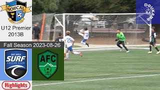 Bay Area Surf 13B PreMLS 90 Almaden FC Mercury B12 Blue  NorCal U12 Premier  20230826  HL [upl. by Ainav]