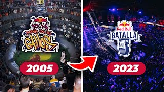 LA INCREÍBLE EVOLUCIÓN DE RED BULL BATALLA  TODOS LOS CAMPEONES 2005  2023 [upl. by Suiravaj262]