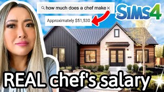 building a house for every career using REAL LIFE salaries in Sims 4 Career build series ep 1 [upl. by Abrahams]