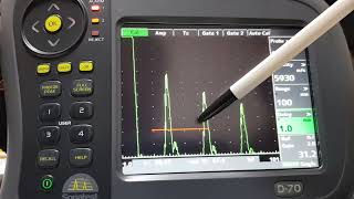 초음파탐상검사Sonatest Masterscan D70장비 작동법디지털장비 [upl. by Biron]