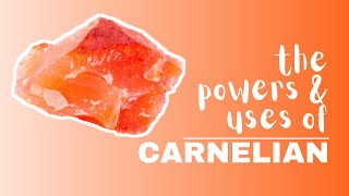 Carnelian Spiritual Meaning Powers And Uses [upl. by Ernald600]