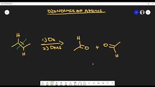 2804 Ozonolysis of Alkynes [upl. by Einre]