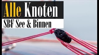 Knoten üben für SBF See amp Binnen SKS SSS Alle Knoten – ein Video [upl. by Eirak]