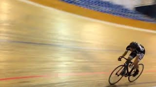 What its like to ride on an indoor velodrome [upl. by Ivens]