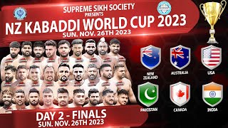 LIVE KABADDI  FINALS  New Zealand World Kabaddi Cup 2023 [upl. by Hite]