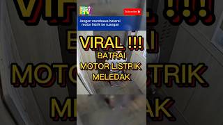 VIRAL  BATERAI MOTOR LIATRIK MELEDAK DALAM LIFT viral viralvideo motorlistrik lift boom [upl. by Evey76]