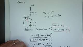 How to solve a MOSFET circuit [upl. by Niltak632]