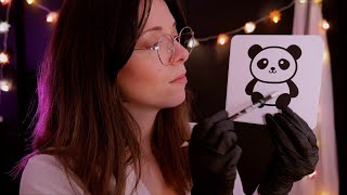 ASMR  Fast Doctor te someto a varios tests VISTA Examen facial…  Love ASMR en español [upl. by Nylidnam]