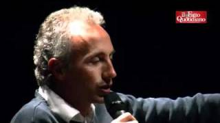 Marco Travaglio alla serata conclusiva della Festa del Fatto [upl. by Annaihr]