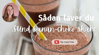 Sund chokoladeshake med frosne bananer [upl. by Kamp]