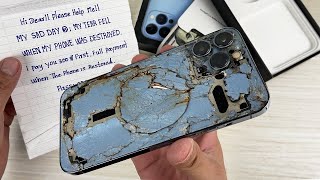 How i Restore Destroyed iPhone 13 Pro Max Cracked Phone Restoration [upl. by Netsua]