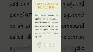 Diels alder reactionCycloadditionpericyclic reactionButadienepharmacy foryou ytviral [upl. by Esilehs]