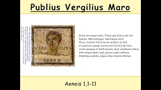 Vergil Aeneis 117 Analyse  Proömium oder arma virumque cano Lets translate 1 [upl. by Cloris240]