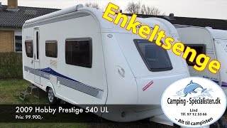 2009 Hobby Prestige 540 UL hos CampingSpecialisten [upl. by Idonah]