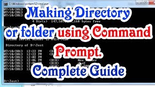 How to Making Directory and Subdirectory All methods using Command Prompt cmd  NP Tech News [upl. by Nylsor854]