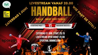 Finale  Sporting Pelt vs Sezoens Bocholt  Belle  Belgium Handbal [upl. by Eeladnerb534]