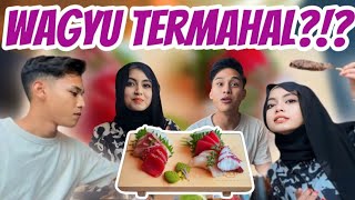 MUKBANG WAGYU DI RESTORANT MEWAH PAU SUAMI HABIS BERIBU RINGGIT [upl. by Ettennan320]