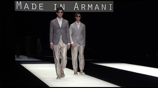 Giorgio Armani Spring Summer 2018 Mens Fashion Show [upl. by Pare]