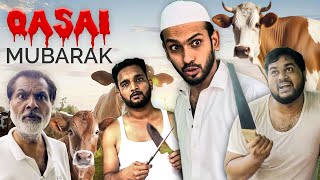 Qasai Mubarak  Comedy Skit  Sajid Ali  Ovais Mithani [upl. by Ecnarf551]