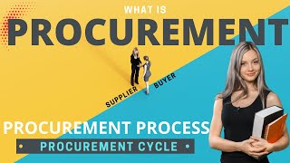 What is Procurement   Procurement Process  The Procurement Cycle [upl. by Tnomel]