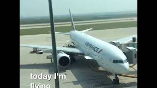 Bad service on Air France 777 WUHAN to PARIS [upl. by Gustie239]