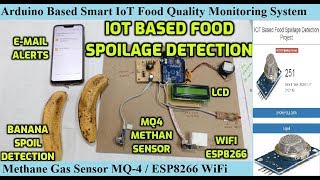 IoT Based Food Spoilage Detection System using Arduino [upl. by Picco]