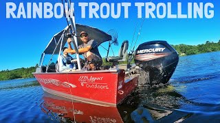 A Day Trolling For Rainbow Trout [upl. by Ranip]