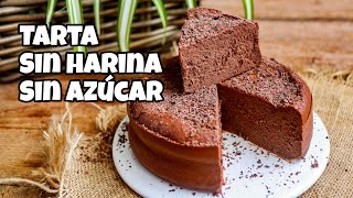 Tarta de Chocolate SIN AZÚCAR KETO SIN HARINA SIN GLUTEN SIN REMORDIMIENTOS ¡Créetelo [upl. by Eelarat]