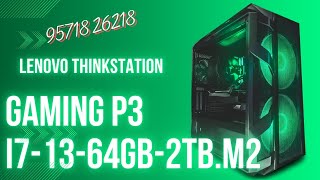 Lenovo Thinkstation P3 Tower Mini Workstation Gaming Video Editing 🎮 i713TH Gen 64GB RAM 2TB SSD [upl. by Vivianne64]