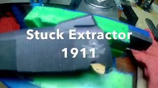 1911 stuck extractor removal really stuck [upl. by Imeon]