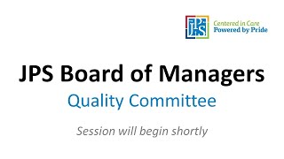 JPS Board Of Managers Meetings for June 2023 [upl. by Druci]