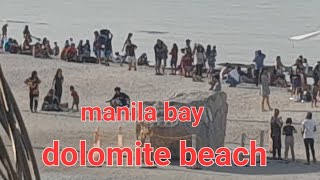 manila bay dolomite beach update 2024 ang dami parin namamasyal bbm du30legacy [upl. by Llerref]