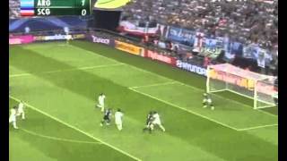 Goal by Esteban Cambiasso Argentina vs Serbia  Germany 2006 world cup [upl. by Eelasor]