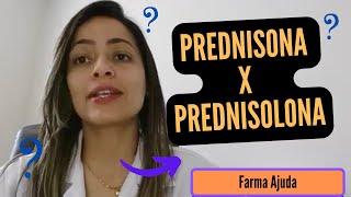 Diferença entre PREDNISONA e PREDNISOLONA [upl. by Haeluj]