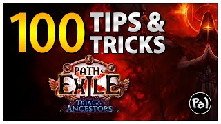 100 Path of Exile Tips amp Tricks  Beginner to Advanced [upl. by Grimbald]