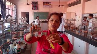 Chromyl chloride test in Lab by Seema Makhijani [upl. by Cleodell]