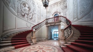 Hidden Abandoned Palace in Portugals capital Lisbon  Burnay Palace [upl. by Theona]