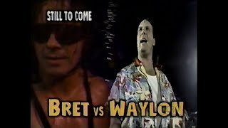 Bret Hart vs Waylon Mercy Action Zone Sept 10th 1995 [upl. by Kidd]