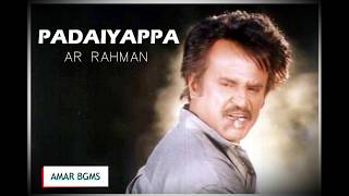 Padaiyappa Bgm  Engagement Bgm  Rajinikanth  AR Rahman [upl. by Ahsael824]