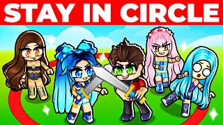 Stay In The CIRCLE In Roblox [upl. by Romine]