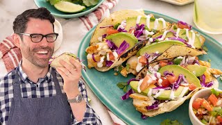 Ultimate Fish Tacos Recipe  Fresh Easy and Delicious [upl. by Eylsel]