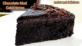 Chocolate mud cake recipe  how to make moist chocolate cake  ASMR [upl. by Okechuku594]