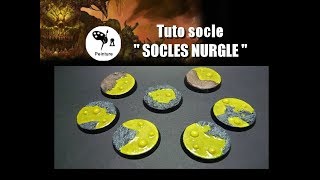 Tuto socle Episode 14 quotSocles Nurglequot 40K amp AOS [upl. by Sylera]