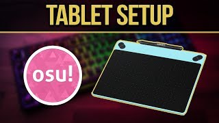 osu New Tablet setup guide How to install driversuse in game sens [upl. by Shellans866]