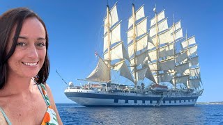 I Cruised On The Worlds Biggest Sailing Ship Star Clippers Review [upl. by Ttelracs]