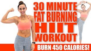 30 Minute FATBURNING HIIT WORKOUT 🔥Burn 450 Calories 🔥Sydney Cummings [upl. by Lanfri987]