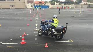 Plateau du permis chez les motards de la Gendarmerie [upl. by Sarkaria]