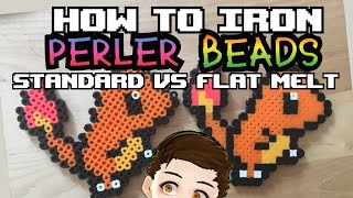 How to Iron Perler Beads Standard VS Flat Melt [upl. by Durtschi]